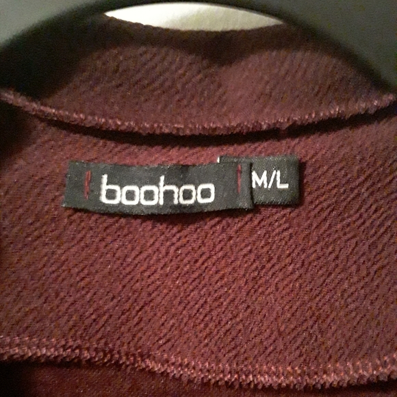 BooHoo Women Long TrenchCoat/Cardigan Type Sweater - Picture 10 of 12